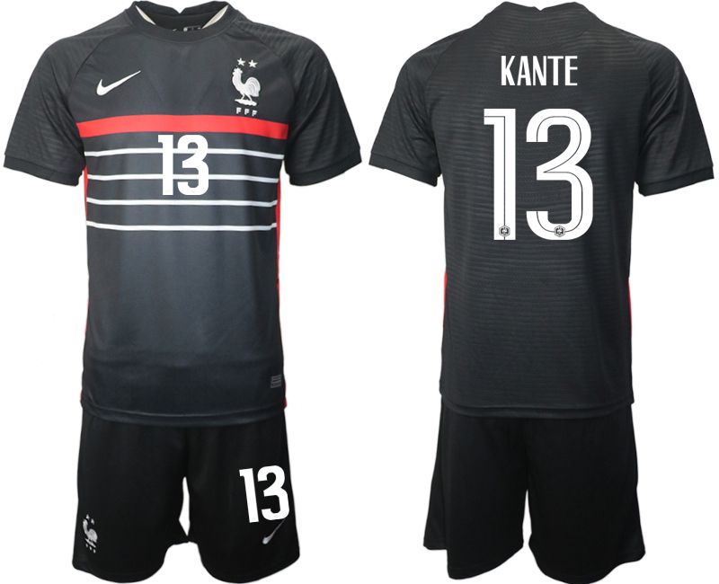 Men 2022 World Cup National Team France home black 13 Soccer Jersey